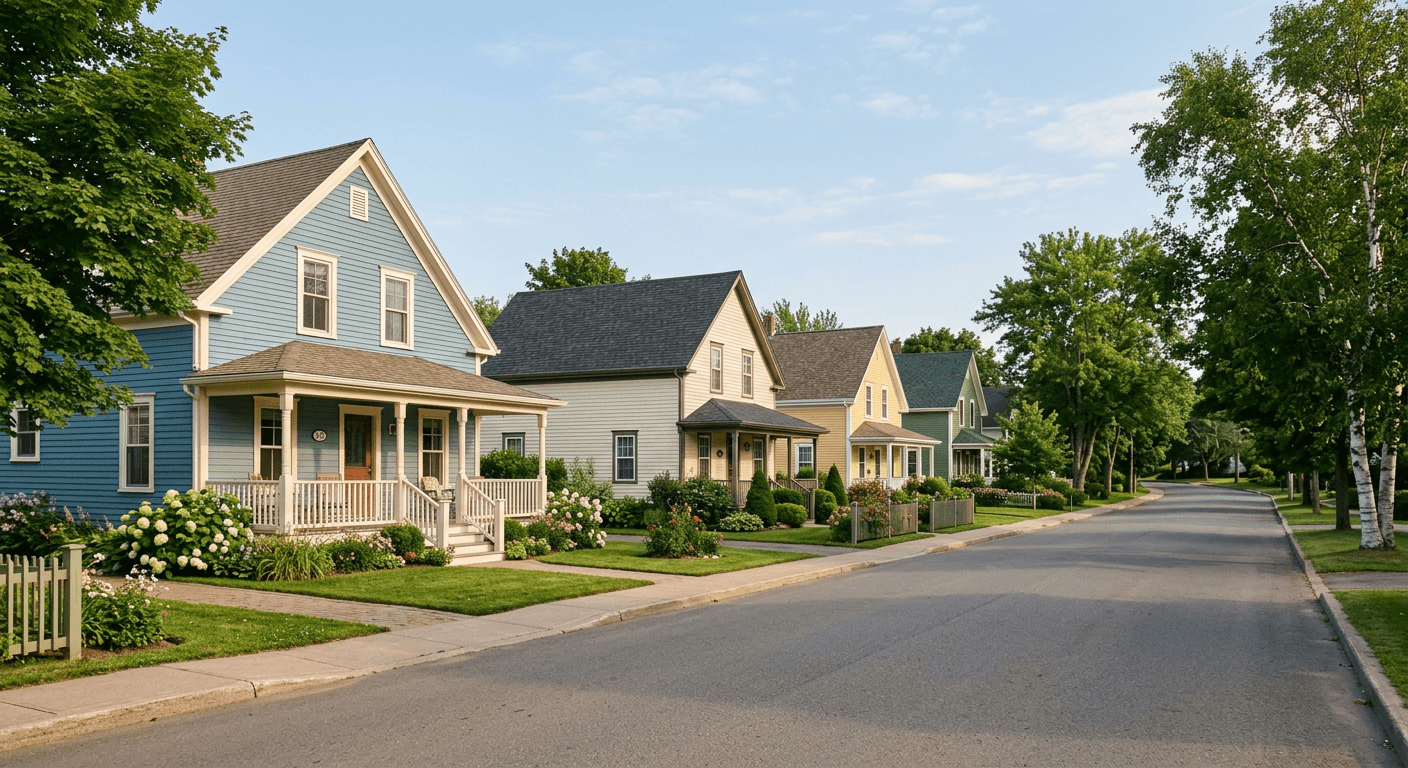 A classic Prince Edward Island residential neighbourhood